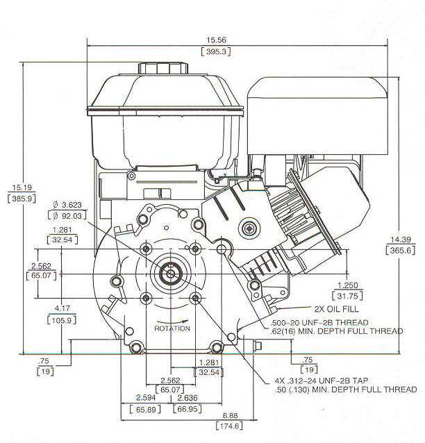 briggs and stratton 5hp horizontal shaft engine parts diagram