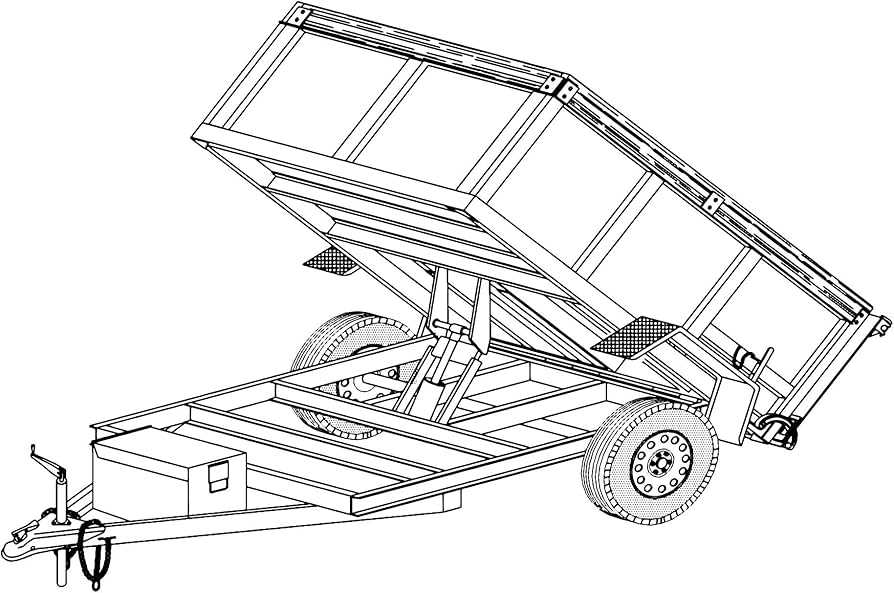 dump trailer parts diagram