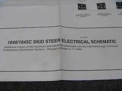 case 1840 skid steer parts diagram