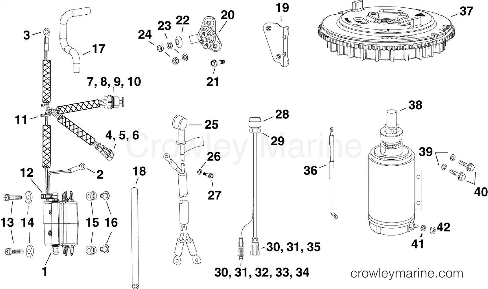 evinrude etec parts diagram