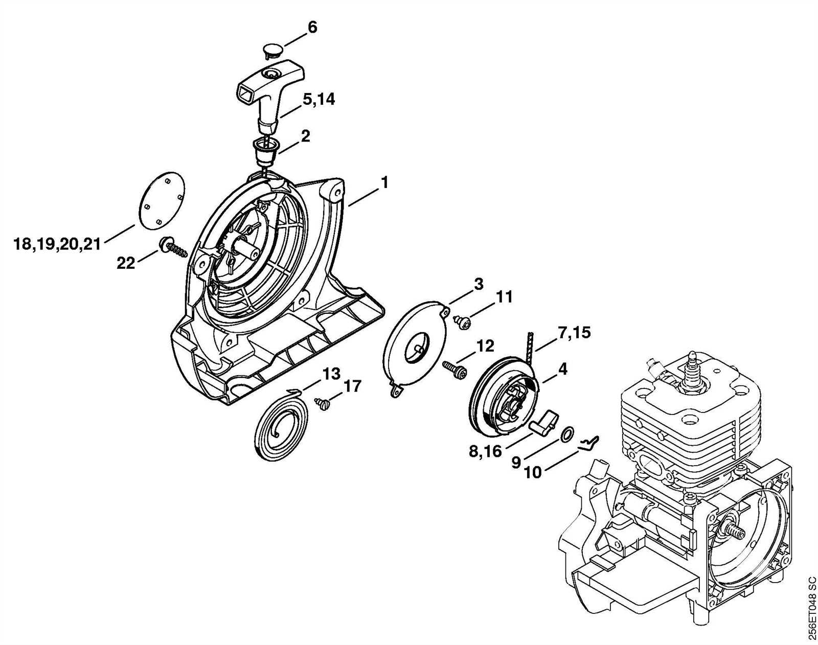 fs 450 parts diagram