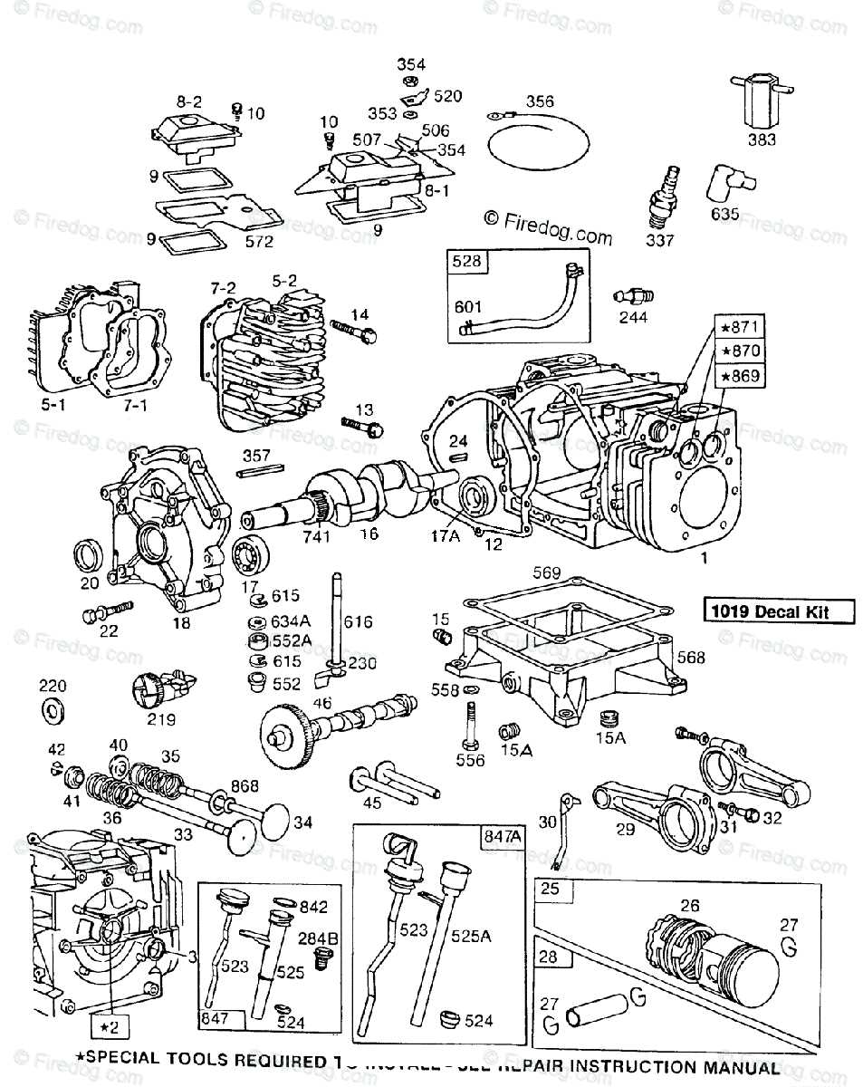 briggs and stratton 500 series parts diagram