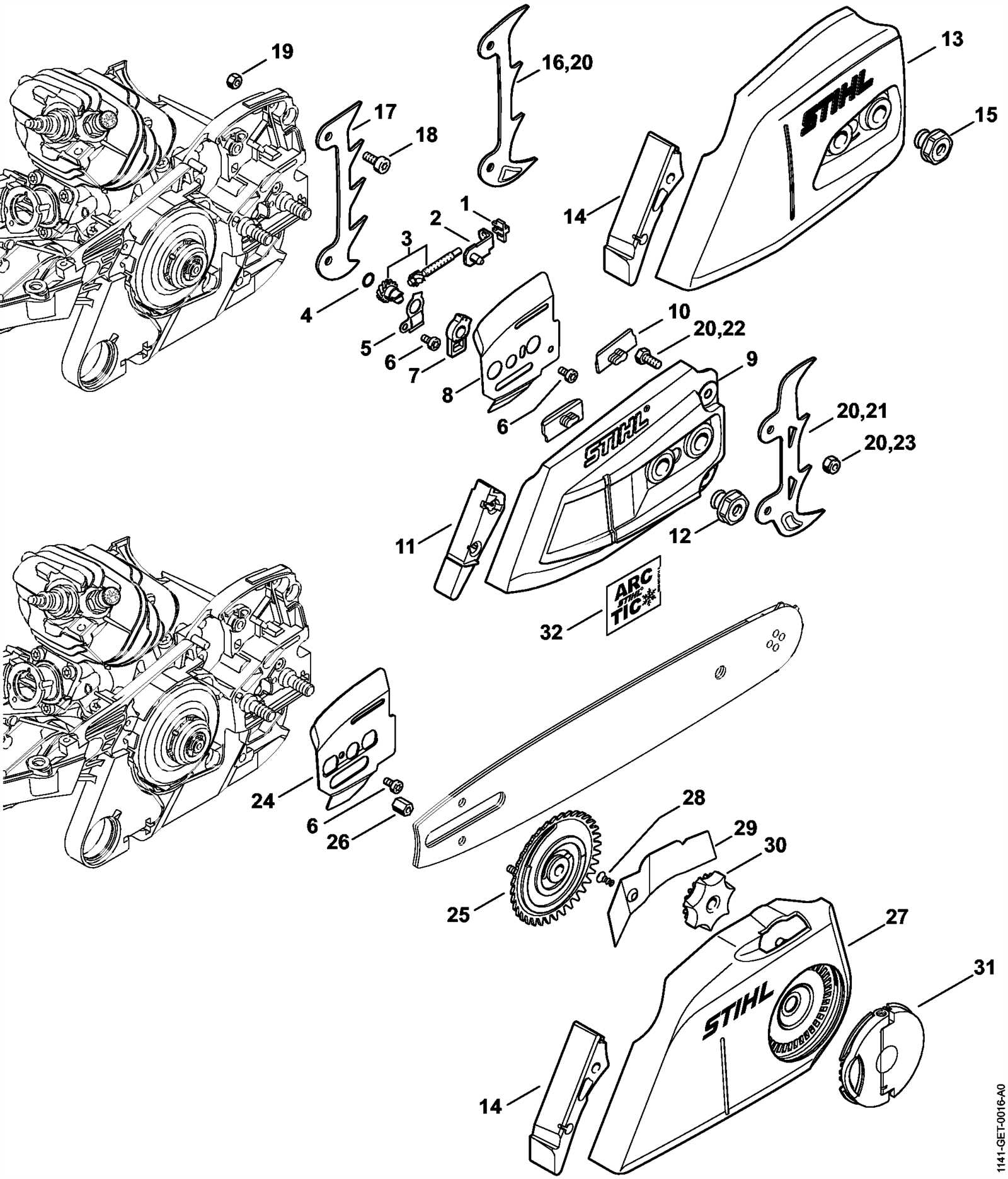 ms 661 parts diagram