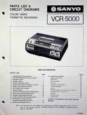 cassette deck parts diagram