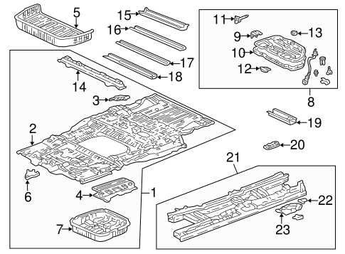 2002 honda odyssey parts diagram