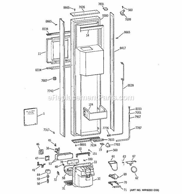 ge monogram refrigerator parts diagram
