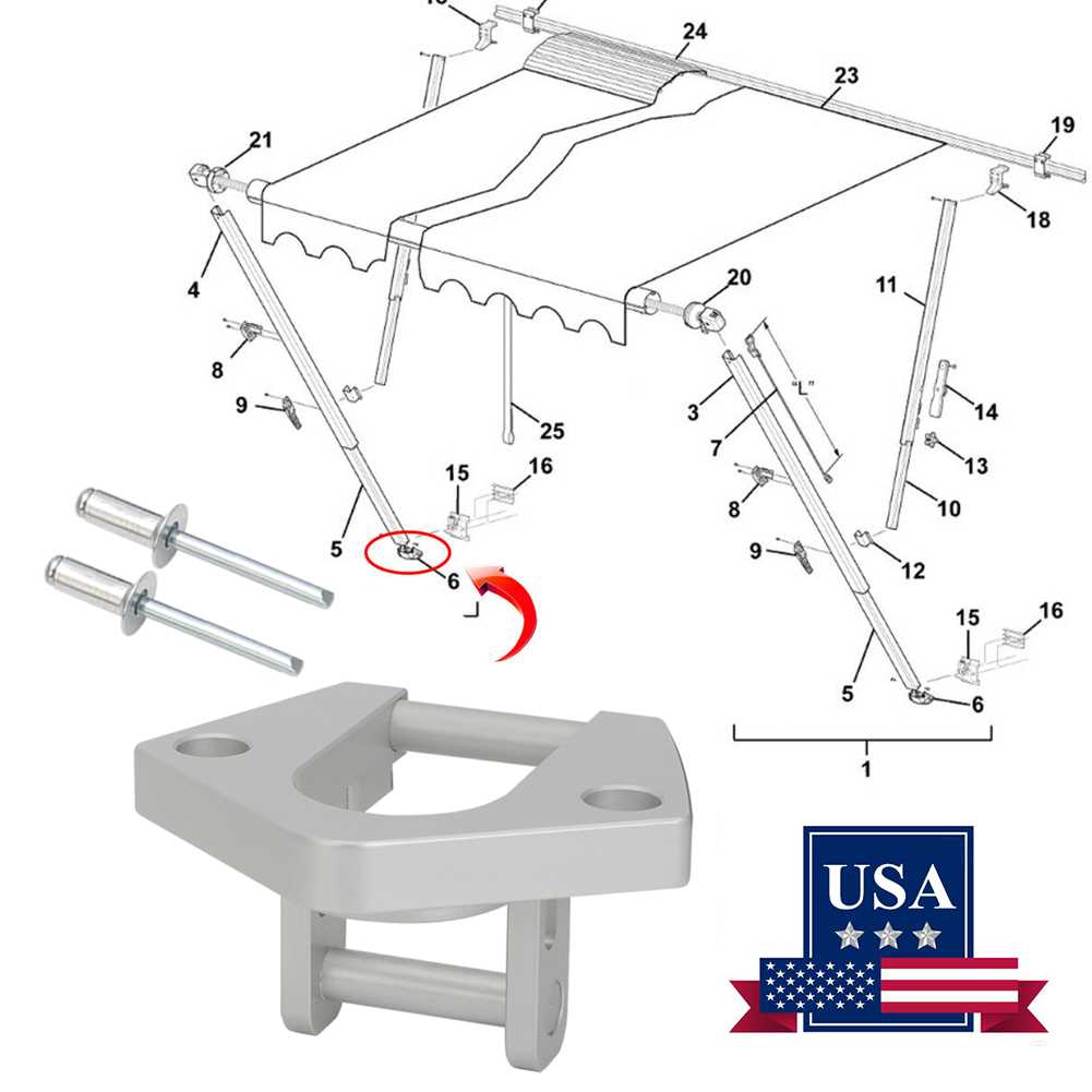 carefree rv awning parts diagram