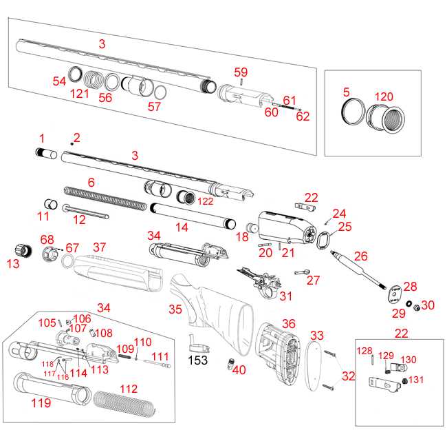 beretta a391 xtrema parts diagram