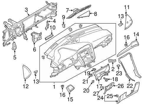 2015 ford fusion body parts diagram