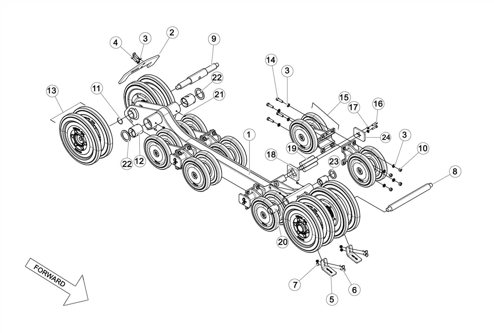 cat parts diagram