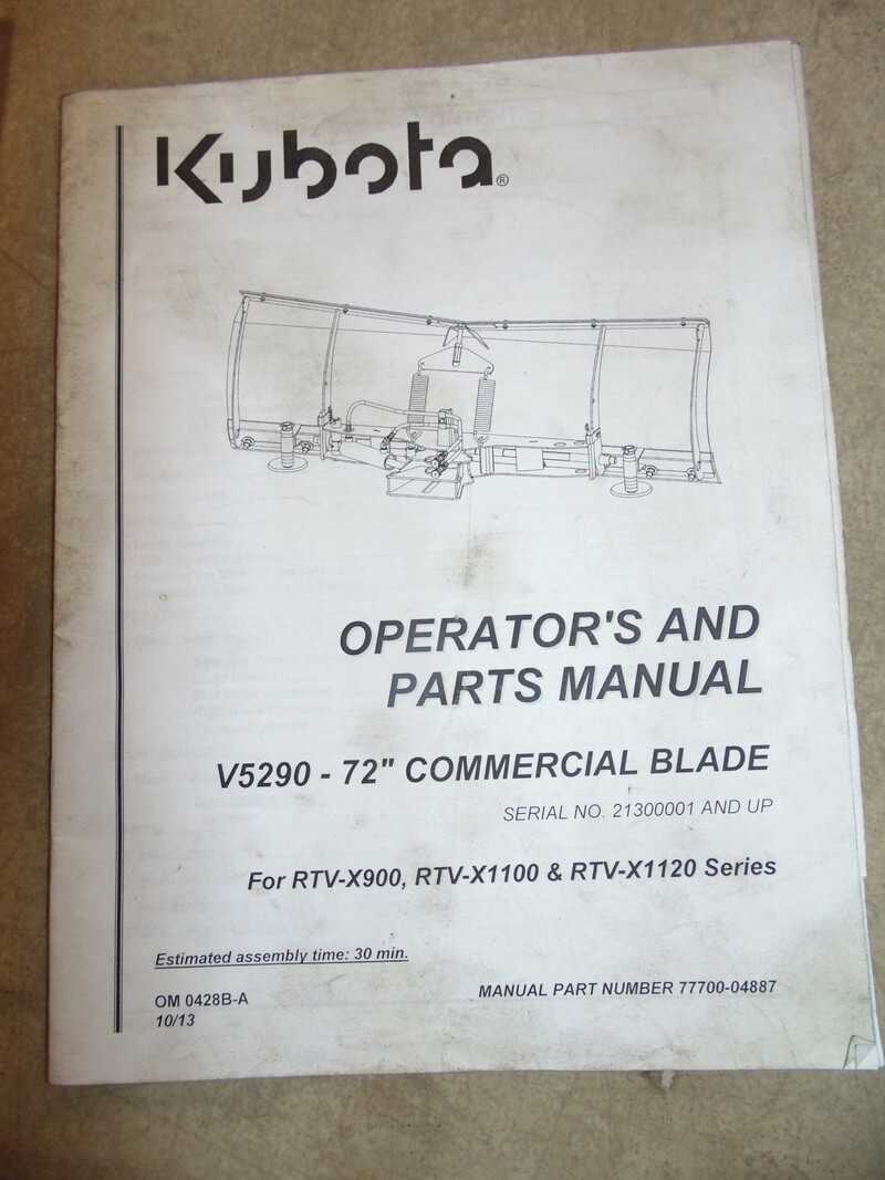 kubota rtv x900 parts diagram