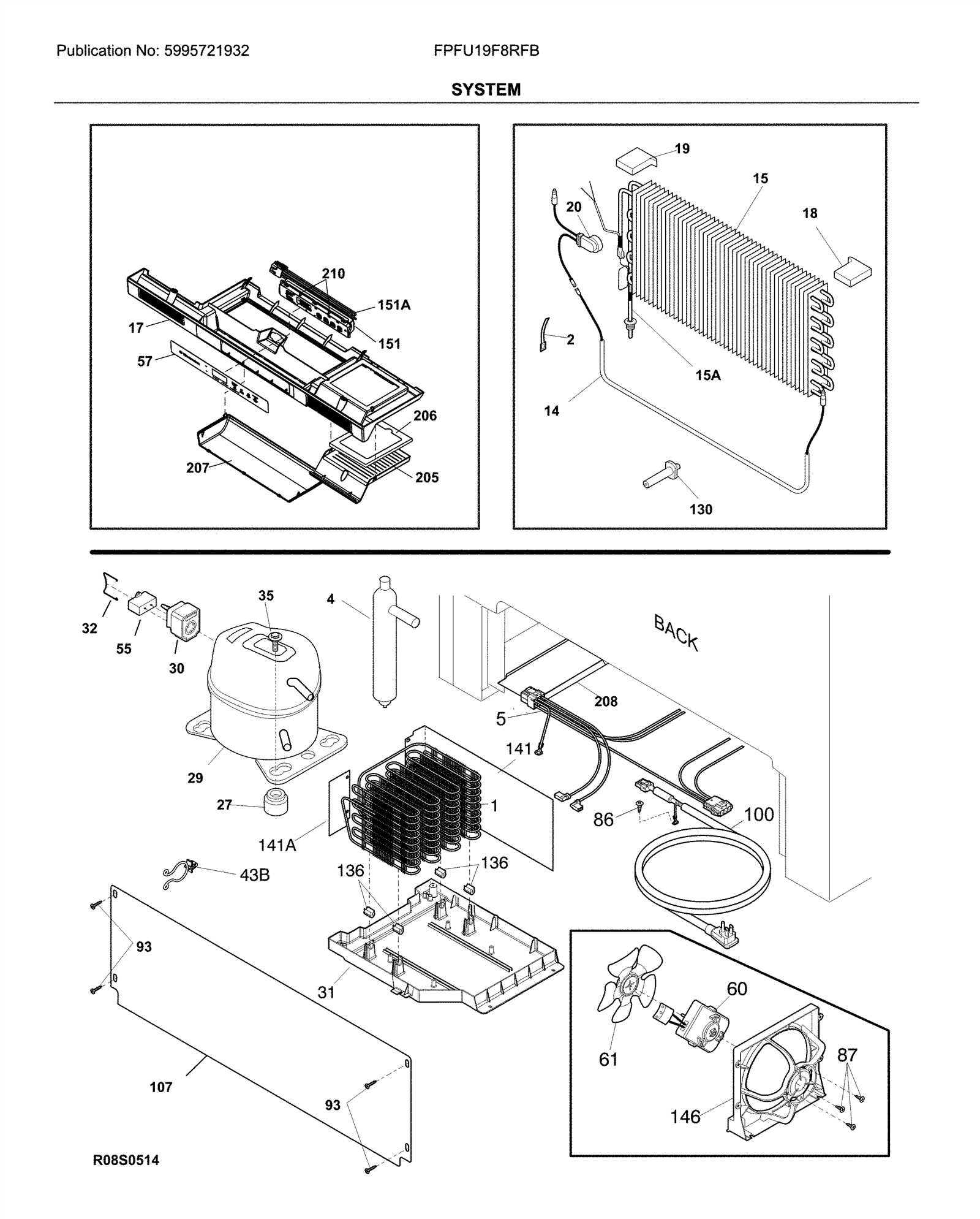 frigidaire portable ice maker parts diagram