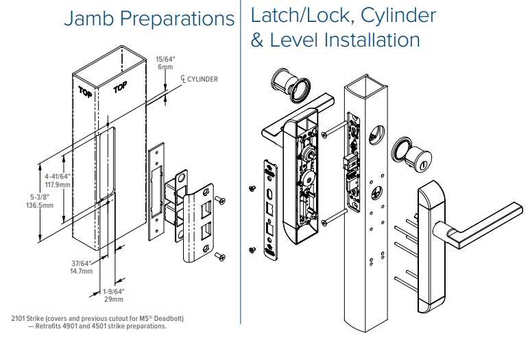 deadbolt lock parts diagram