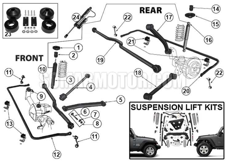 jeep suspension parts diagram