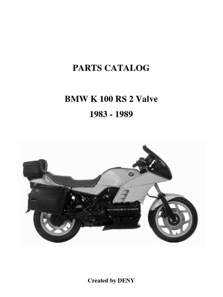 bmw k100 parts diagram