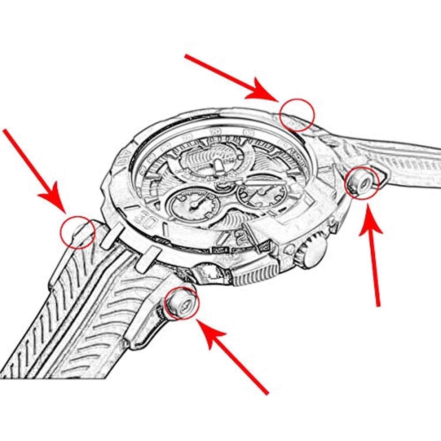 casio watch parts diagram