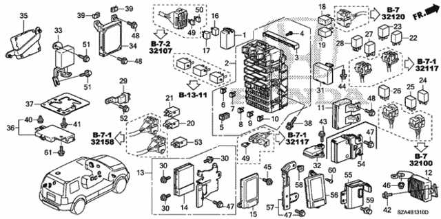 2011 honda pilot parts diagram