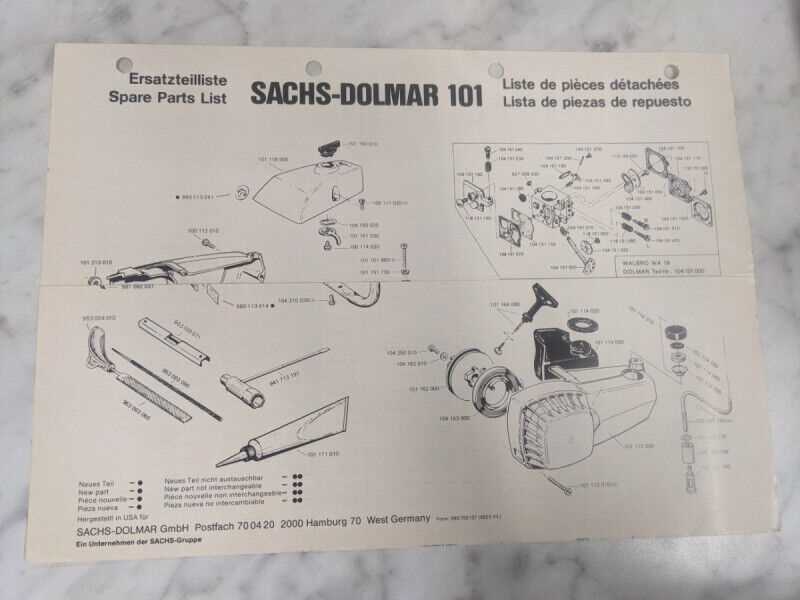 dolmar 111 parts diagram