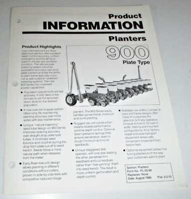 case ih 900 planter parts diagram