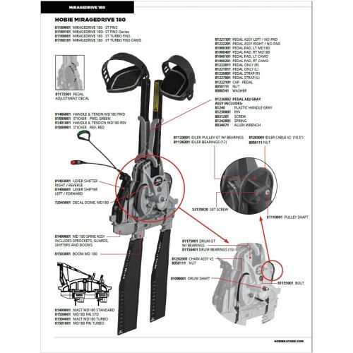 hobie mirage parts diagram