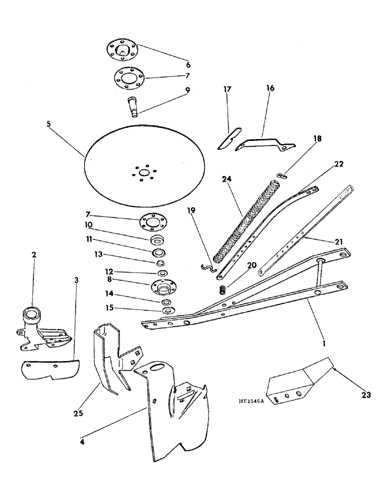 john deere model b grain drill parts diagram