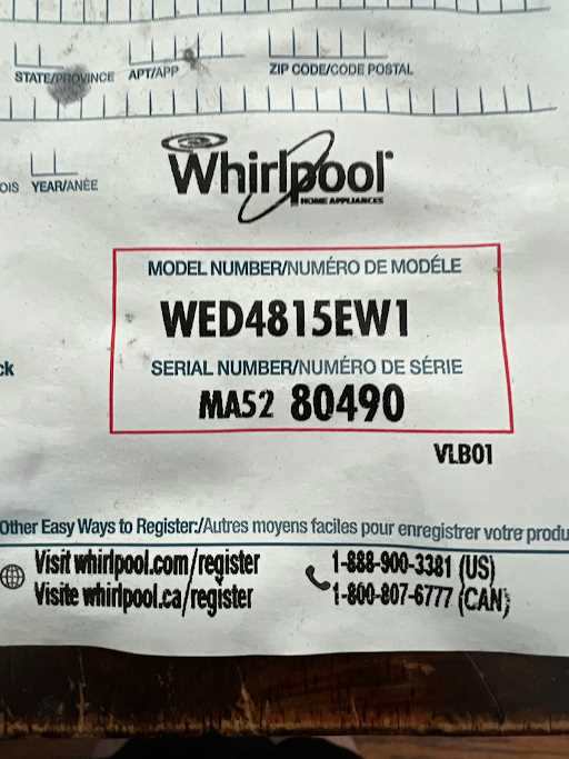 wed4815ew1 parts diagram