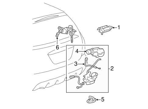 2005 toyota matrix parts diagram