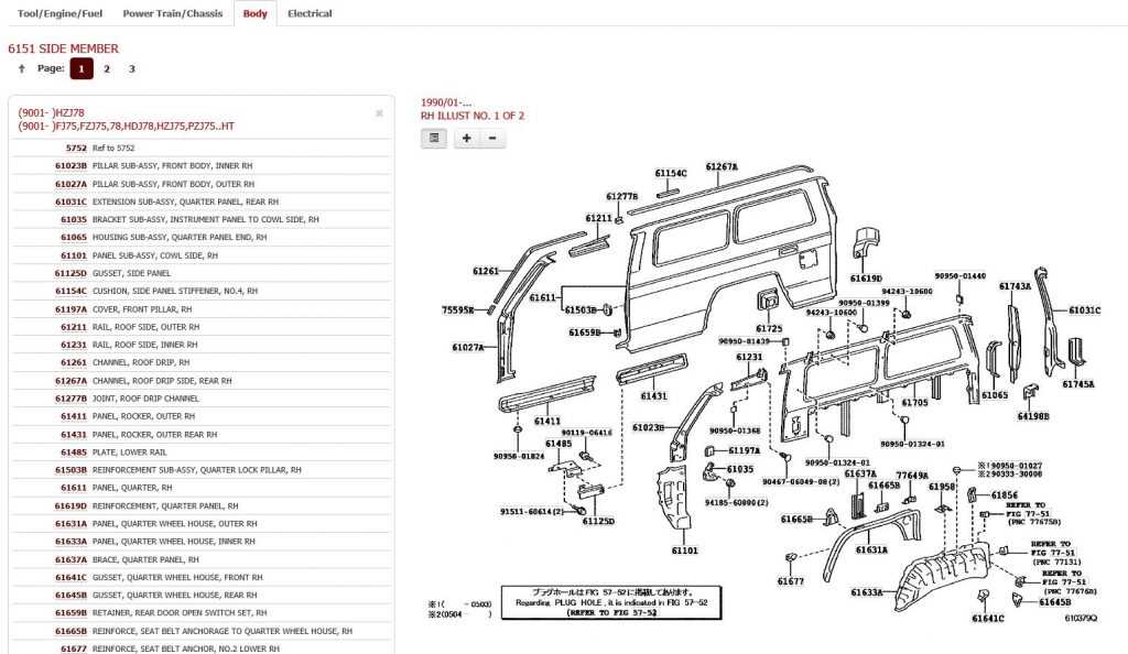 parts diagram toyota