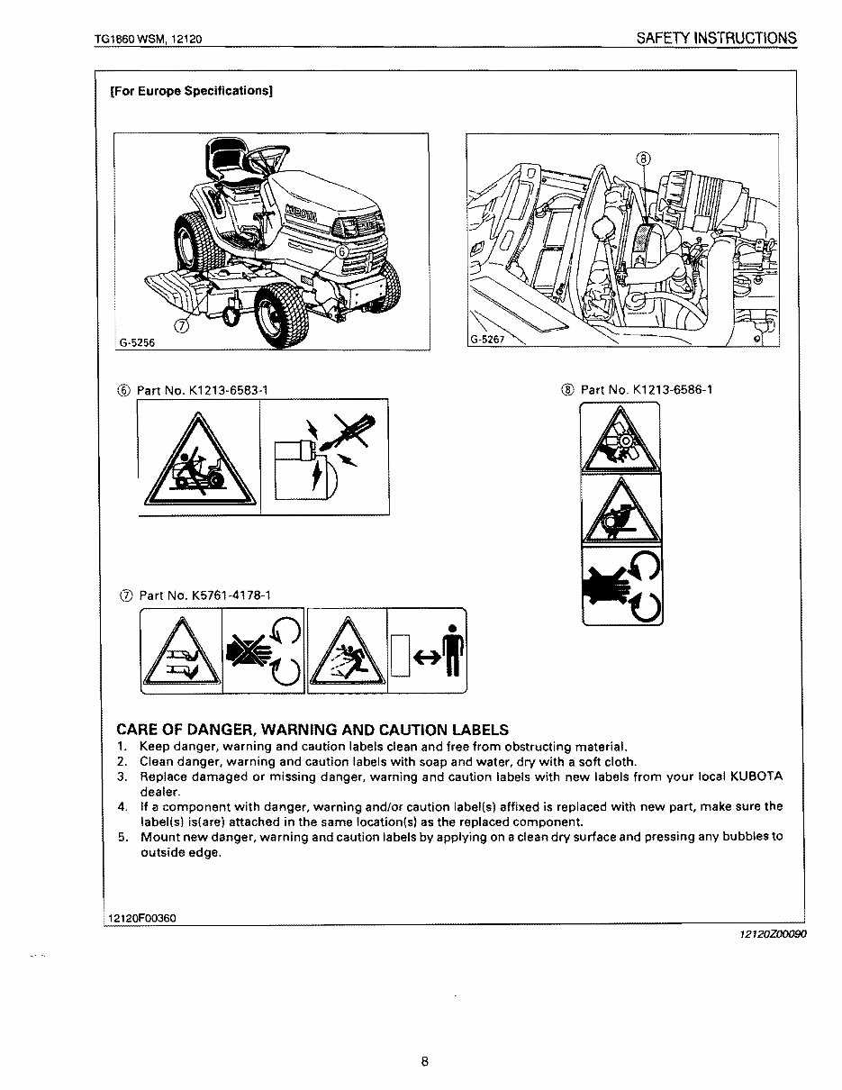 kubota tg1860 parts diagram