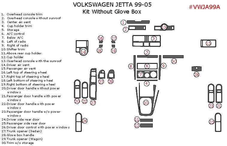 2004 vw jetta parts diagram