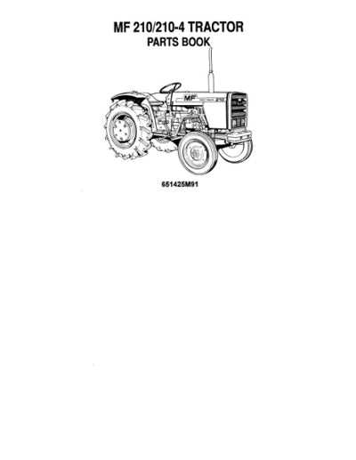 massey ferguson 210 parts diagram