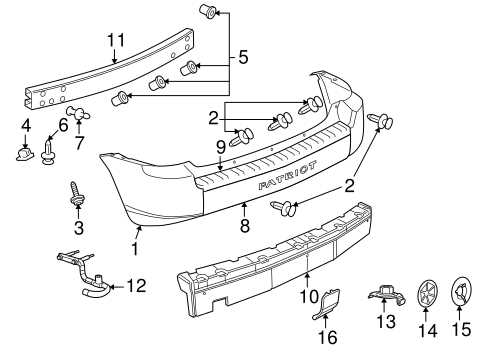 2008 jeep patriot parts diagram