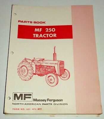 massey ferguson 250 parts diagram