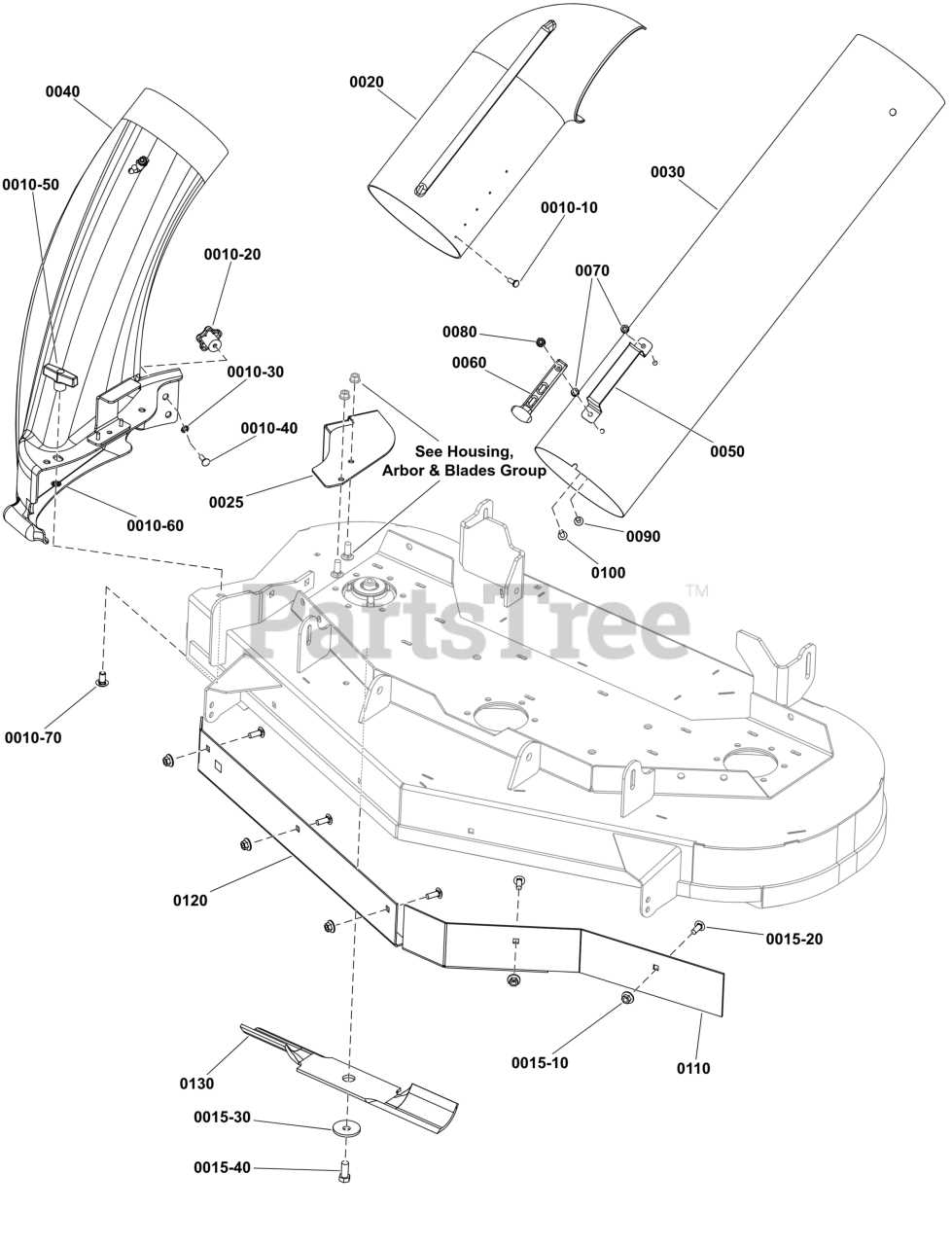 john deere x534 parts diagram