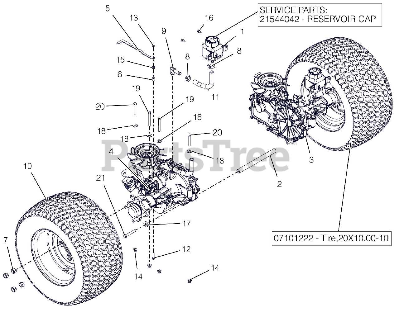 ariens zero turn mower parts diagram