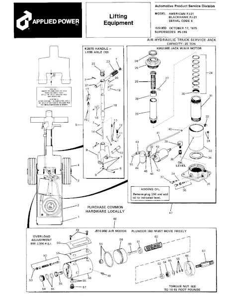 blackhawk jack parts diagram