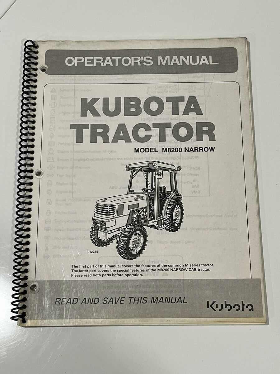 kubota m8200 parts diagram