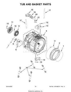 top load washer parts diagram