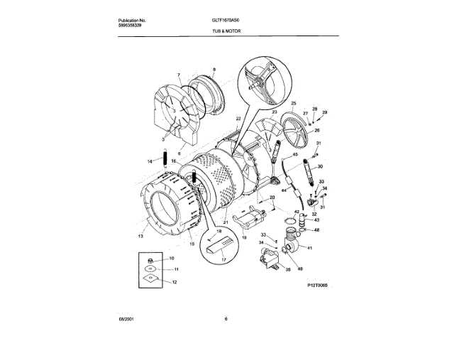 frigidaire affinity top load washer parts diagram