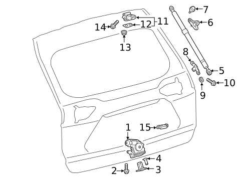 liftgate parts diagram