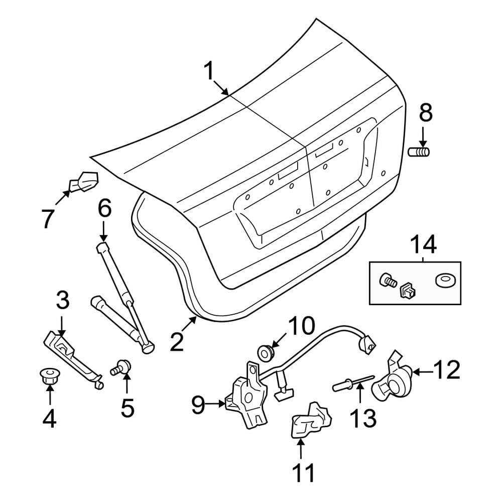 2011 ford fusion parts diagram