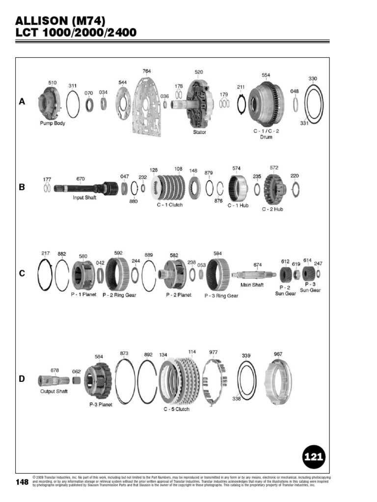 allison transmission parts diagram