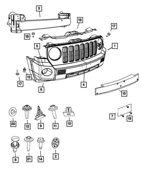 2008 jeep patriot parts diagram