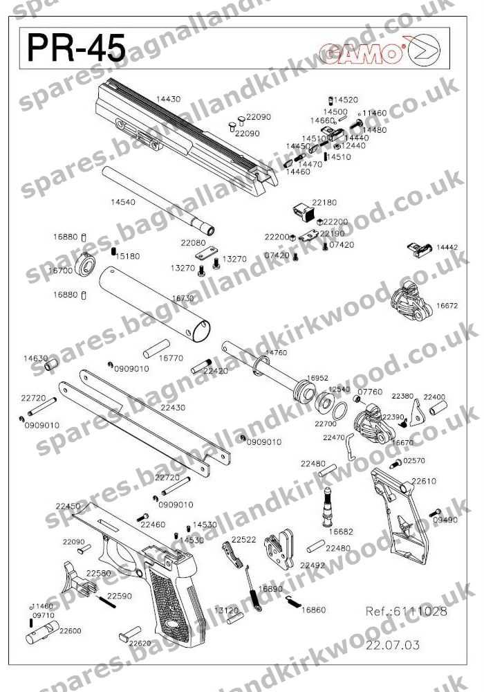 hi capa parts diagram