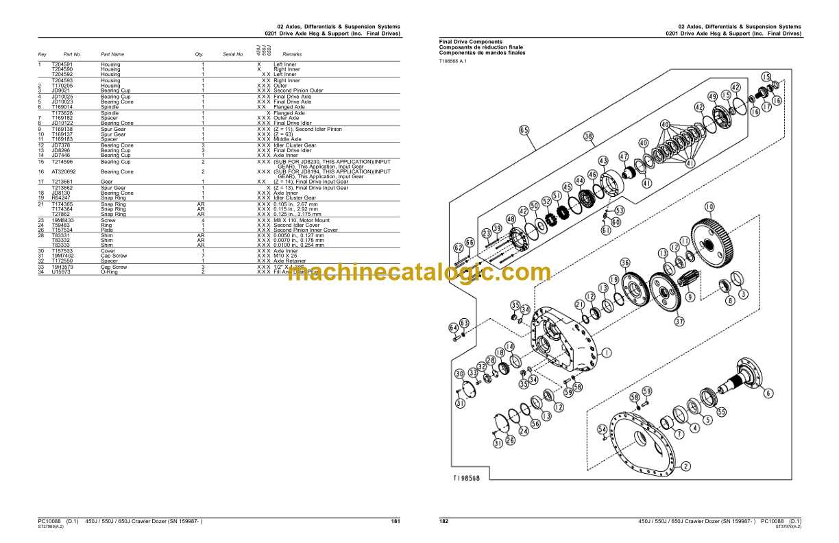 john deere 450j parts diagram