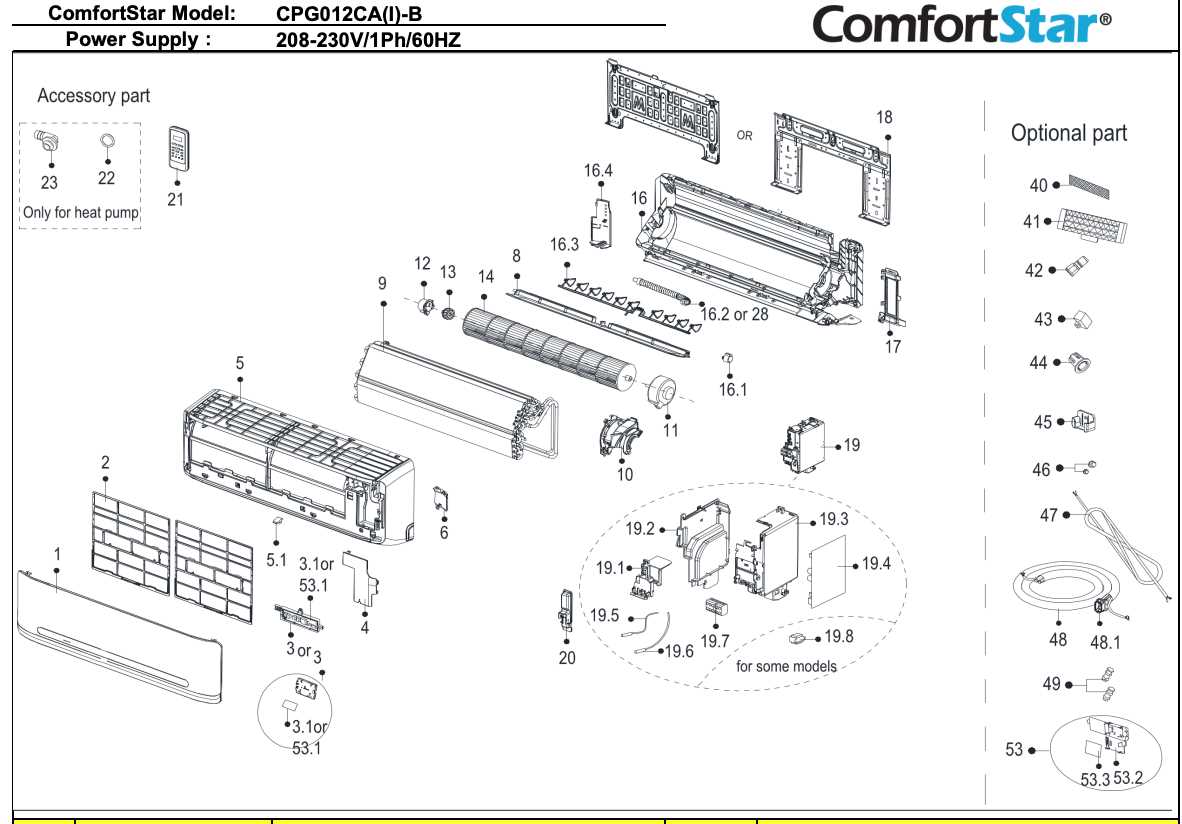 fujitsu mini split parts diagram