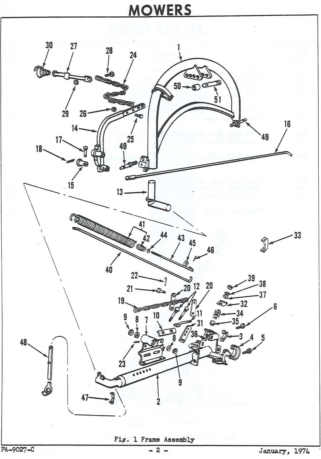 ford 501 sickle bar mower parts diagram