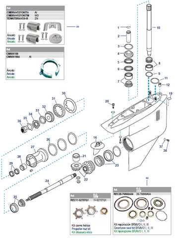 mercruiser transom parts diagram