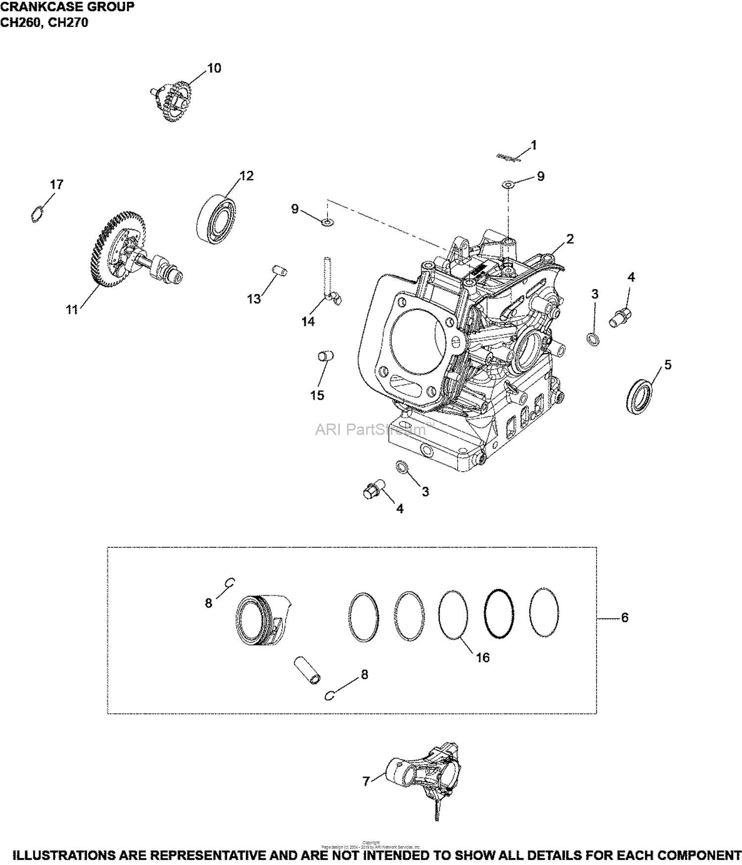 kohler ch270 parts diagram