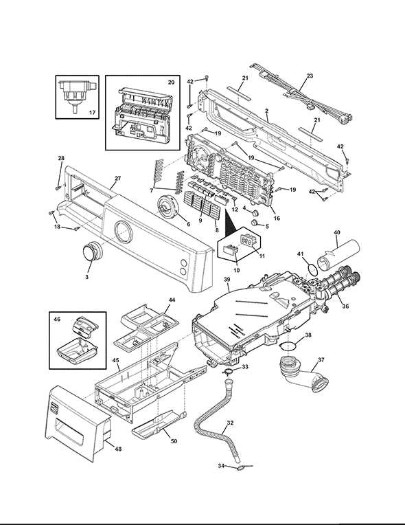 kenmore elite front load washer parts diagram